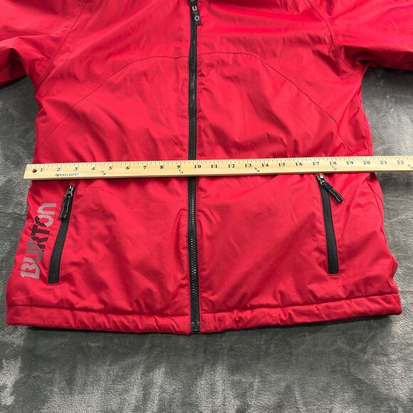 Burton Jacket Women XL Winter Coat Dryride Thermal Snowboard Gorpcore Ski Red - Picture 10 of 13